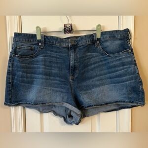 Torrid Dark Blue Denim Shorts